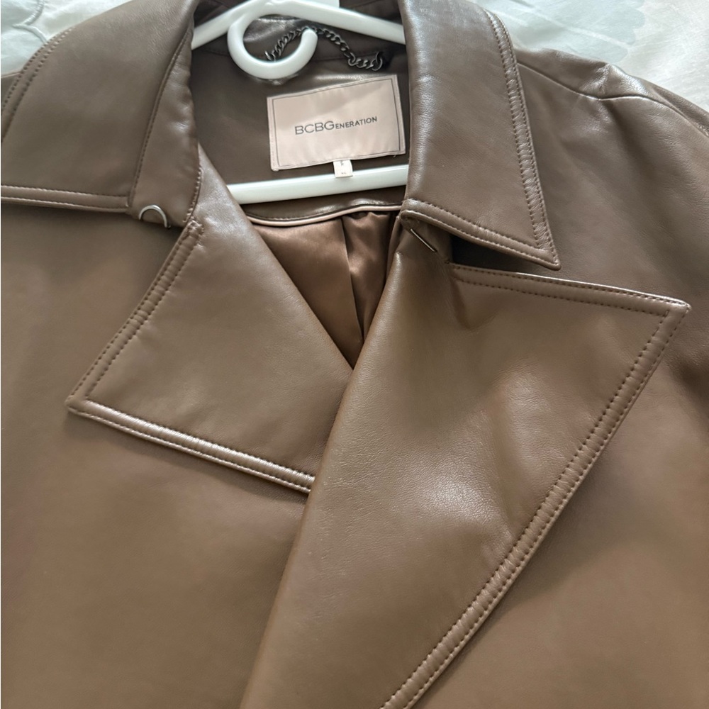 BCBGeneration Brown Trench Coat - Picture 4 of 4